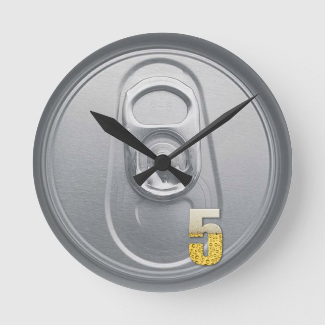 Offizieller Bier-Timer-Rundklocke Runde Wanduhr (Vorderseite)
