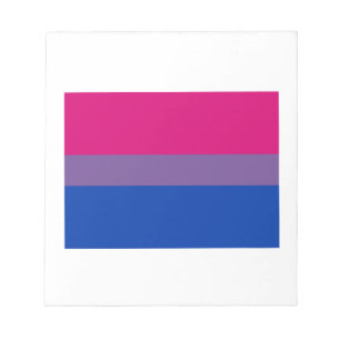 OFFIZIELLER BISEXUELLER PRIDE FLAG NOTIZBLOCK