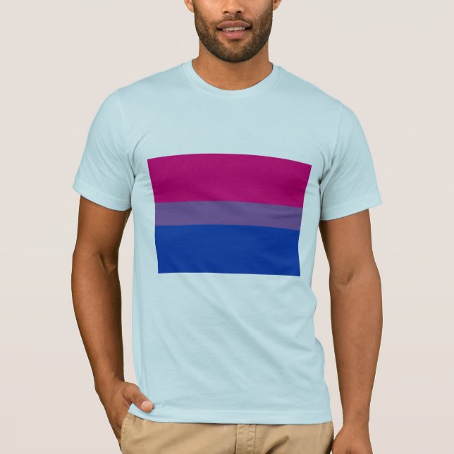 OFFIZIELLER BISEXUELLER PRIDE FLAG T-Shirt (Vorderseite)