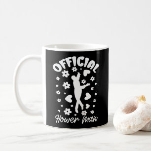 Offizieller Blumenmann tanzt lustige Hochzeit & Br Kaffeetasse