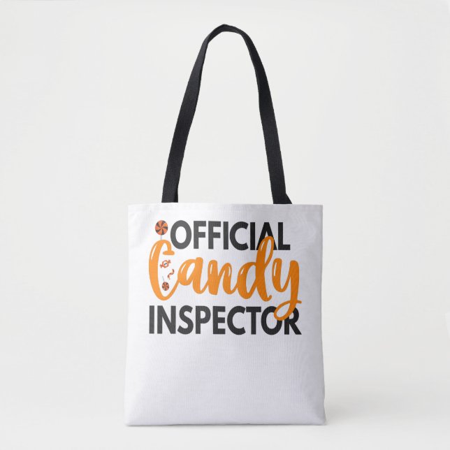 Offizieller Candy Inspector Funny Halloween Lecker (Vorderseite)
