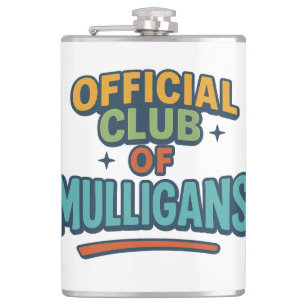 Offizieller Club der Mulligans Flachmann