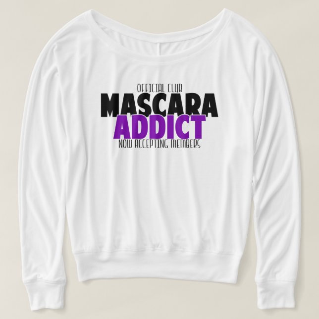 Offizieller Club - Mascara Addict T-Shirt (Design vorne)