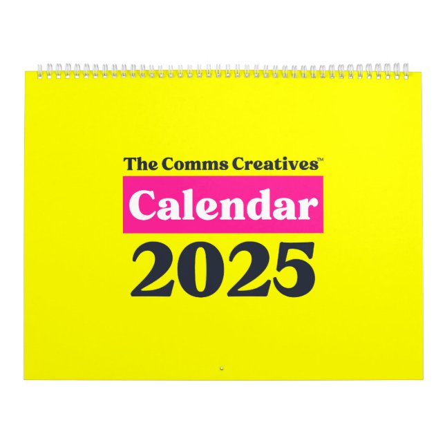 Offizieller Comms Creatives-Kalender 2025 Kalender (Titelbild)