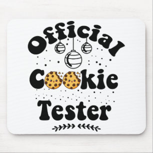 Offizieller Cookie-Tester Cookie-Liebhaber Weihnac Mousepad