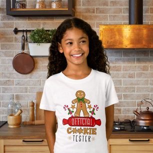 Offizieller Cookie-Tester Weihnachtsfeiertag T-Shirt