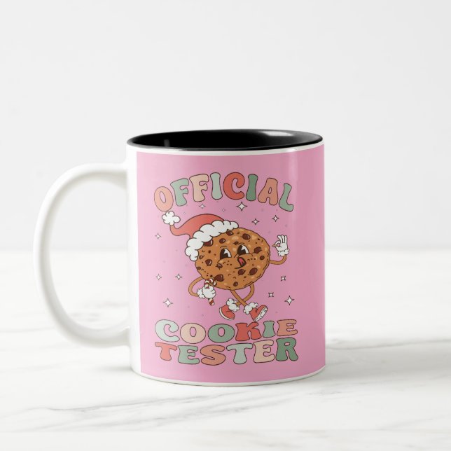 Offizieller Cookie Tester Zweifarbige Tasse (Links)