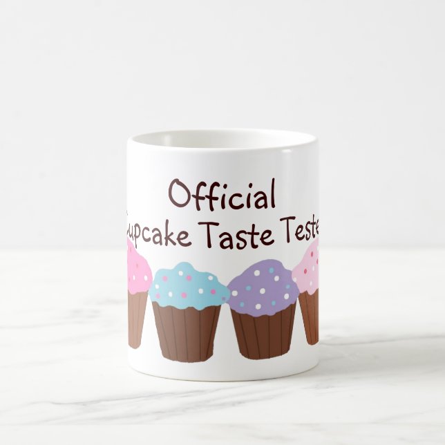 Offizieller Cupcake-Verkostung... Kaffeetasse (Mittel)