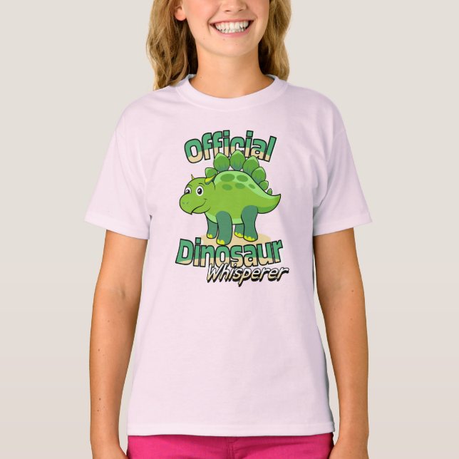 Offizieller Dinosaurier-Flüsterer T-Shirt (Vorderseite)