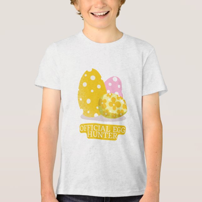 Offizieller Eierjäger | Fun Easter Tri-Blend-T - S Tri-Blend Shirt (Vorderseite)