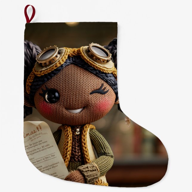 Offizieller Elf-Bereicht  Großer Weihnachtsstrumpf (Vorderseite)