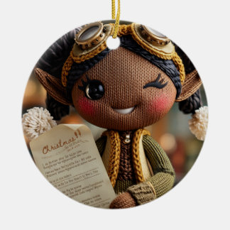 Offizieller Elf-Bereicht Keramik Ornament