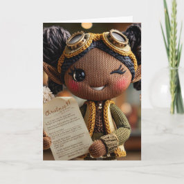 Offizieller Elf Bericht  Feiertagskarte