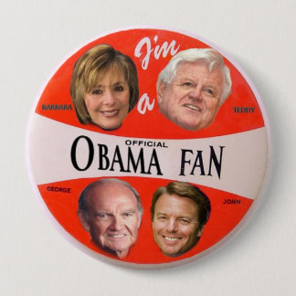 Offizieller Fan-Knopf Obama Button
