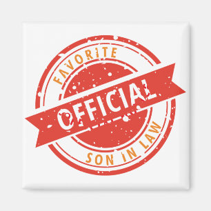 Offizieller Favorit Son in Law Gift für Sohn im J Magnet