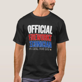offizieller Feuerwerkstechniker - wenn ich renne, T-Shirt