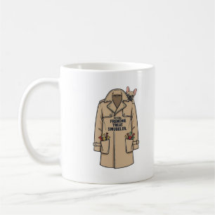 Offizieller Französische Bulldogge Leckerli Schmug Kaffeetasse