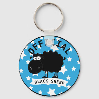 Offizieller Funny Black Sheep Schlüsselanhänger