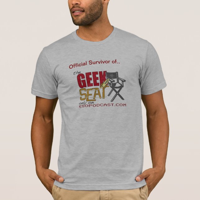 Offizieller Geek-Sitzüberlebens-T - Shirt (Vorderseite)