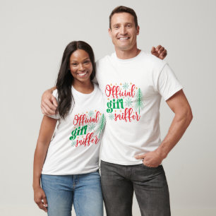 Offizieller Geschenk-Schnüffler Weihnachten T-Shirt