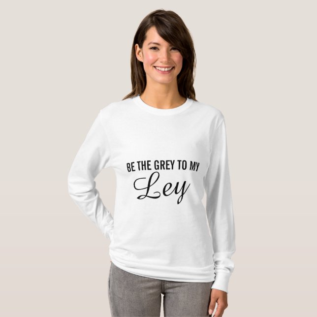 Offizieller grauer langer Hülsen-T - Shirt (Vorne ganz)