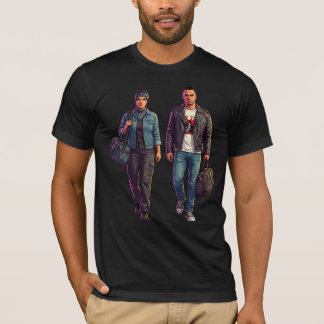 Offizieller GTA VI Werbekunst im Stil des Spiels T-Shirt