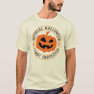 Offizieller Halloween-Süßigkeiten-Inspektor T-Shirt