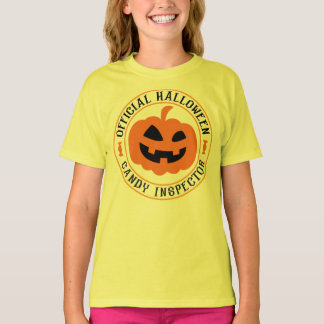 Offizieller Halloween-Süßigkeiten-Inspektor T-Shirt