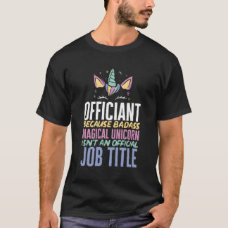 Offizieller Hochzeitsbeamter der Unicorn-Ehe T-Shirt
