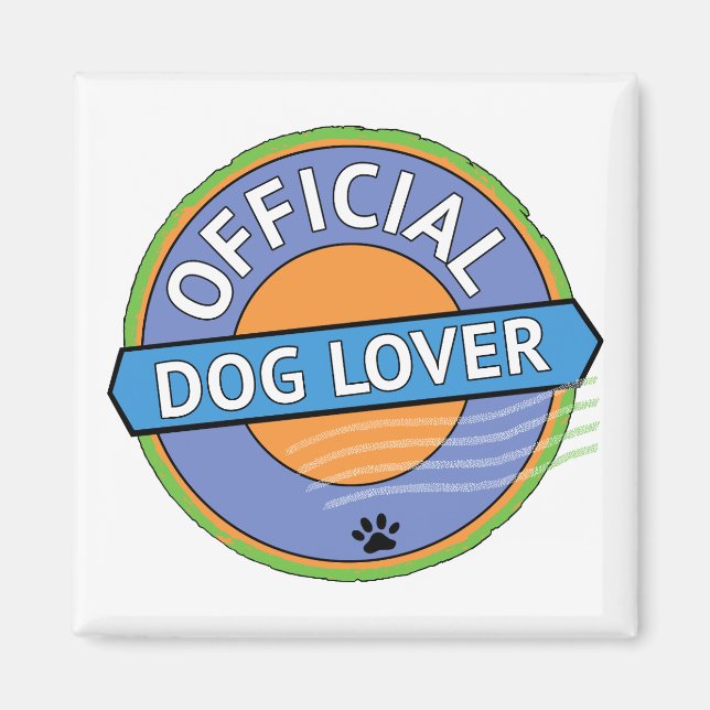 Offizieller Hunde-Liebhaber    Magnet (Vorne)