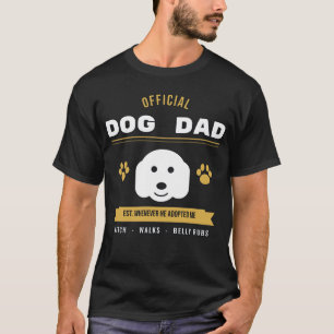 Offizieller Hundepapa seit wann er mich adoptiert T-Shirt