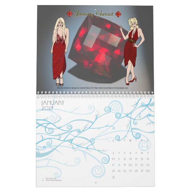 Offizieller JemCon 2013 Kalender (Jan 2027)