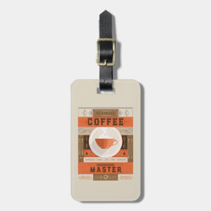 Offizieller Kaffee-Brau-Meister Gepäckanhänger