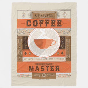 Offizieller Kaffee-Braumeister Fleecedecke