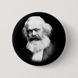 offizieller Karl-Marx-Button Button