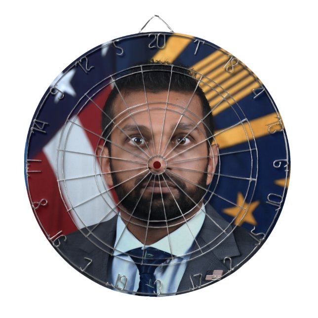 Offizieller Kash Patel Dartscheibe (vorne)