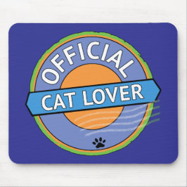 Offizieller Katzenliebhaber Mousepad