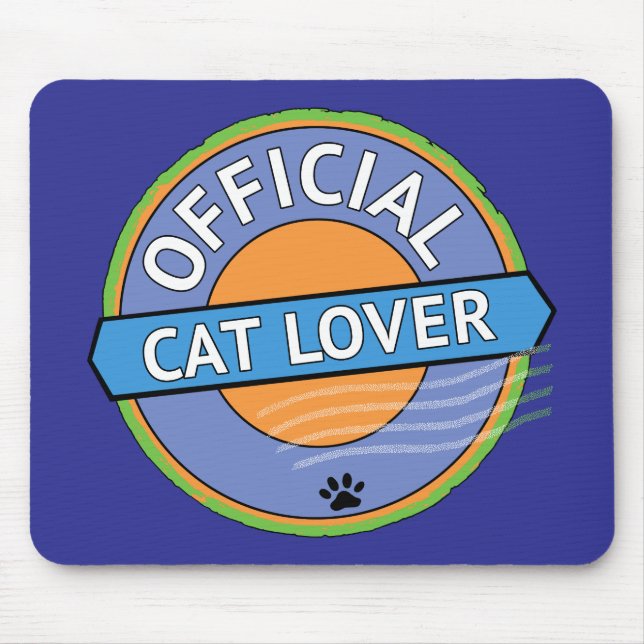 Offizieller Katzenliebhaber Mousepad (Vorne)