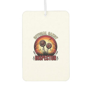 Offizieller Kaugummi-Inspektor Vintage-Halloween-S Autolufterfrischer