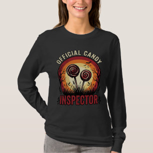 Offizieller Kaugummi-Inspektor Vintage-Halloween-S T-Shirt