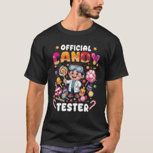 Offizieller Kaugummi-Test-Lutscher Süßigkeitenlieb T-Shirt