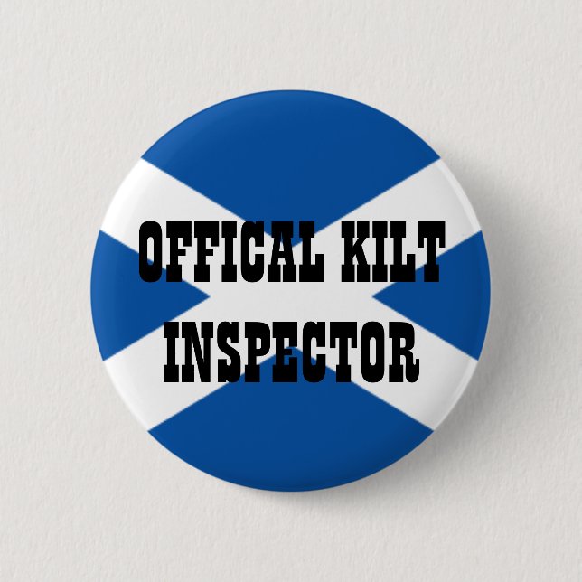Offizieller Kilt-Inspektor Button (Vorderseite)