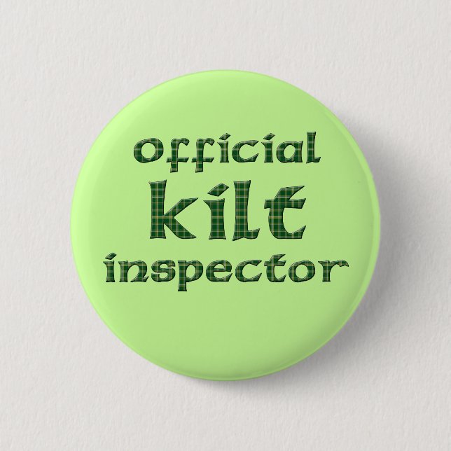 Offizieller Kilt-Inspektor Button (Vorderseite)
