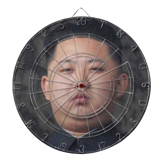 offizieller Kim jong UNOdartboard Dartscheibe (vorne)