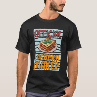 Offizieller Koch Lasagna Maker Cooking 1 T-Shirt