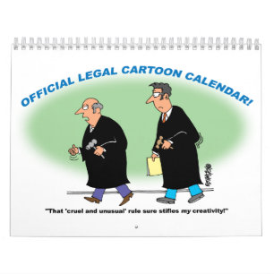OFFIZIELLER LEGALER CARTOON-KALENDER KALENDER
