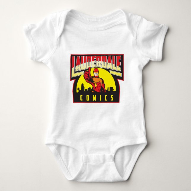 Offizieller Logo-Bodysuit LC Baby Strampler (Vorderseite)