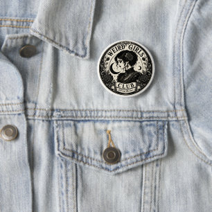 Offizieller Mitglieder-Button des Weird Girls Club Button