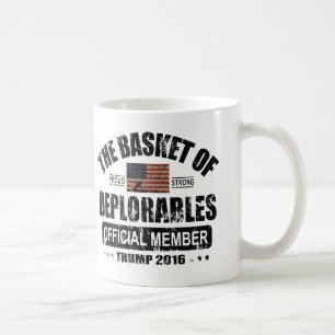 Offizieller Mitgliedskorb von Deplorables Tasse