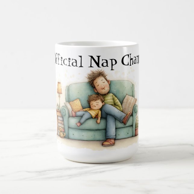 Offizieller Nicker-Champ Vatertag Kaffeetasse (Mittel)